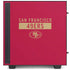 NFL San Francisco 49ers Red Performance Series NZXT H510 Compact ATX Mid-Tower Case Skin