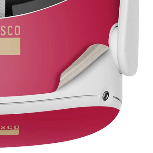 NFL San Francisco 49ers Red Performance Series Oculus Quest 2 Skin