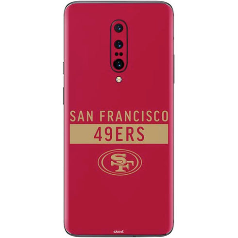 NFL San Francisco 49ers Red Performance Series OnePlus 7 Pro Skin