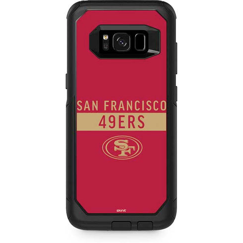 NFL San Francisco 49ers Red Performance Series Otterbox Commuter Galaxy Skin