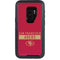 NFL San Francisco 49ers Red Performance Series Otterbox Defender Galaxy Skin