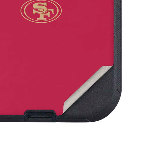 NFL San Francisco 49ers Red Performance Series Otterbox Defender iPhone Skin