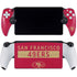 NFL San Francisco 49ers Red Performance Series PlayStation Portal Remote Player Skin
