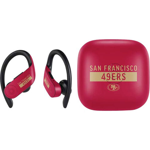 NFL San Francisco 49ers Red Performance Series PowerBeats Pro Skin