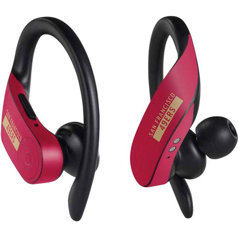 NFL San Francisco 49ers Red Performance Series PowerBeats Pro Skin