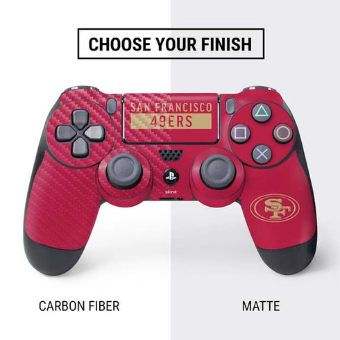 NFL San Francisco 49ers Red Performance Series PS4 Controller Skin