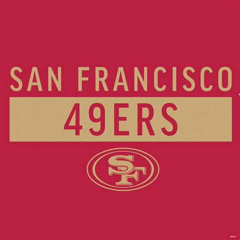 NFL San Francisco 49ers Red Performance Series PS4 Pro/Slim Controller Skin