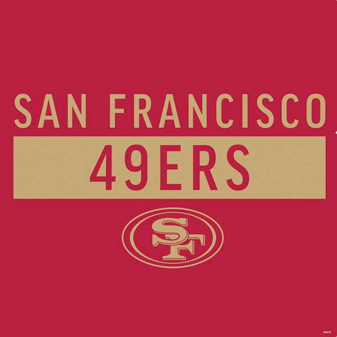 NFL San Francisco 49ers Red Performance Series PS4 Slim Skin