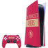 NFL San Francisco 49ers Red Performance Series PS5 Bundle Skin
