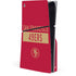 NFL San Francisco 49ers Red Performance Series PS5 Slim Disk Console Skin