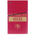 NFL San Francisco 49ers Red Performance Series PS5 Slim Digital Edition Bundle Skin
