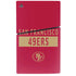 NFL San Francisco 49ers Red Performance Series PS5 Slim Digital Edition Console Skin