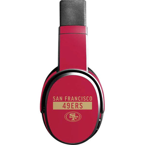 NFL San Francisco 49ers Red Performance Series Skullcandy Crusher Wireless Skin