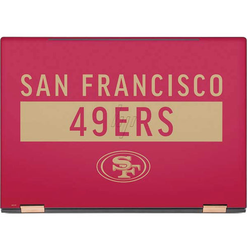 NFL San Francisco 49ers Red Performance Series HP Spectre Skin