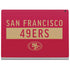 NFL San Francisco 49ers Red Performance Series Surface Book 2 13.5in Skin
