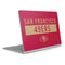 NFL San Francisco 49ers Red Performance Series Surface Book 2 15in Skin