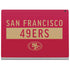 NFL San Francisco 49ers Red Performance Series Surface Book 2 15in Skin