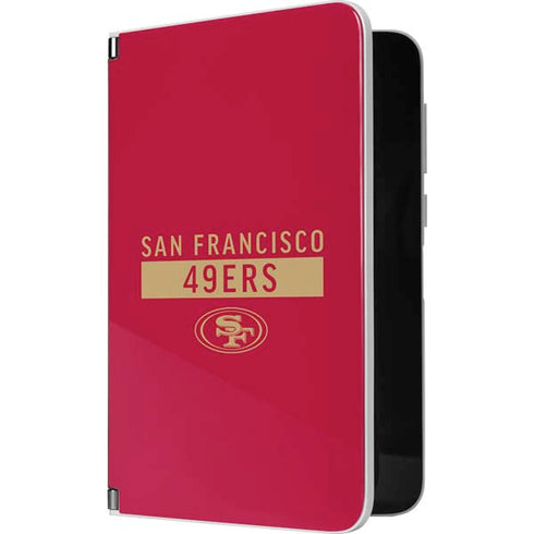 NFL San Francisco 49ers Red Performance Series Surface Duo Skin