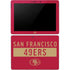 NFL San Francisco 49ers Red Performance Series Surface Go Skin
