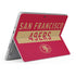 NFL San Francisco 49ers Red Performance Series Surface Go Skin