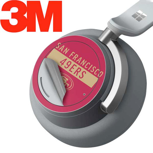 NFL San Francisco 49ers Red Performance Series Surface Headphones Skin