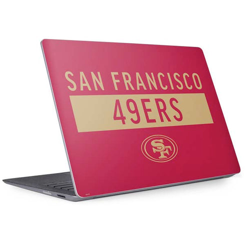 NFL San Francisco 49ers Red Performance Series Surface Laptop 2 Skin