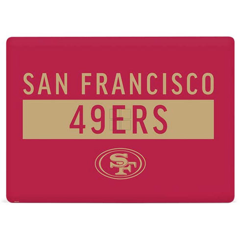 NFL San Francisco 49ers Red Performance Series Surface Laptop 2 Skin