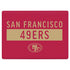 NFL San Francisco 49ers Red Performance Series Surface Laptop 2 Skin