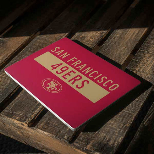 NFL San Francisco 49ers Red Performance Series Surface Laptop 2 Skin