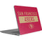 NFL San Francisco 49ers Red Performance Series Surface Laptop Studio Skin
