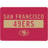 NFL San Francisco 49ers Red Performance Series Surface Laptop Studio Skin