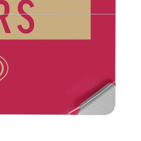 NFL San Francisco 49ers Red Performance Series Surface Laptop Studio Skin