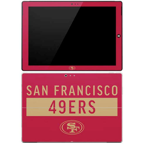 NFL San Francisco 49ers Red Performance Series Surface Pro 3 Skin