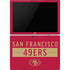 NFL San Francisco 49ers Red Performance Series Surface Pro 6 Skin