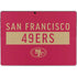 NFL San Francisco 49ers Red Performance Series Surface Pro 8 Skin