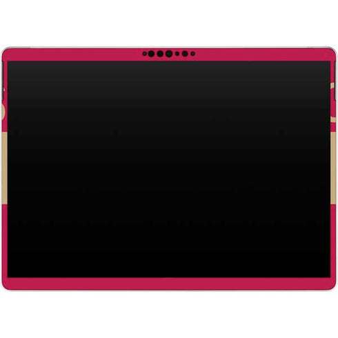 NFL San Francisco 49ers Red Performance Series Surface Pro 8 Skin