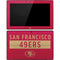 NFL San Francisco 49ers Red Performance Series Surface Pro Tablet Skin