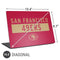 NFL San Francisco 49ers Red Performance Series Universal Laptop 16.6in (13.4 x 9.7in) Skin