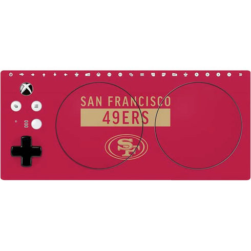 NFL San Francisco 49ers Red Performance Series Xbox Adaptive Controller Skin