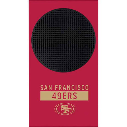 NFL San Francisco 49ers Red Performance Series Xbox Series S Skins
