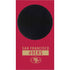 NFL San Francisco 49ers Red Performance Series Xbox Series S Console Skin