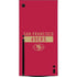 NFL San Francisco 49ers Red Performance Series Xbox Series X Console Skin