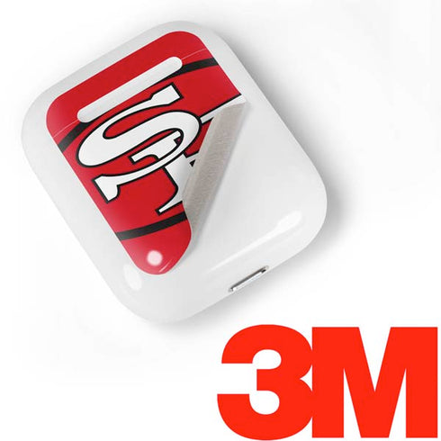 NFL San Francisco 49ers Retro Logo Apple AirPods Skin