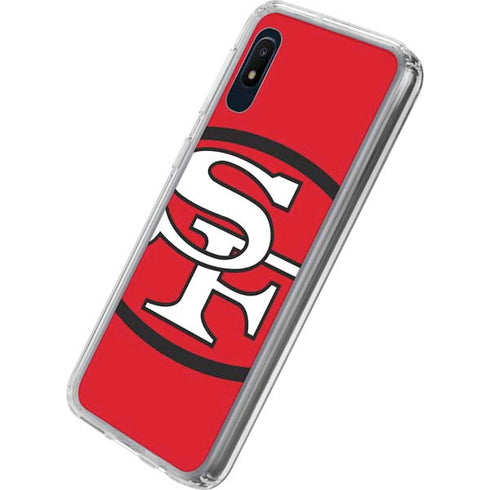 NFL San Francisco 49ers Retro Logo Galaxy A10e Clear Case