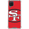 NFL San Francisco 49ers Retro Logo Galaxy A12 Clear Case