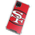 NFL San Francisco 49ers Retro Logo Galaxy A12 Clear Case