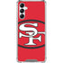 NFL San Francisco 49ers Retro Logo Galaxy A14 5G Clear Case