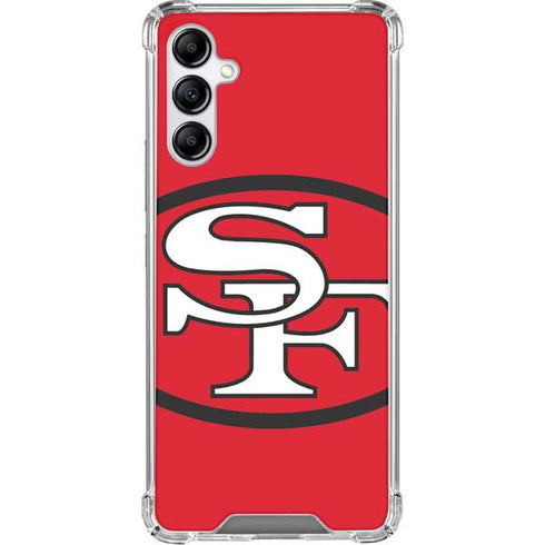 NFL San Francisco 49ers Retro Logo Galaxy A15 5G Clear Case