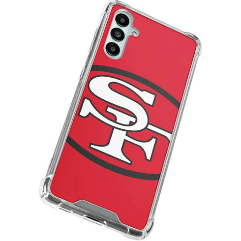 NFL San Francisco 49ers Retro Logo Galaxy A15 5G Clear Case