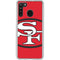 NFL San Francisco 49ers Retro Logo Galaxy A21 Clear Case